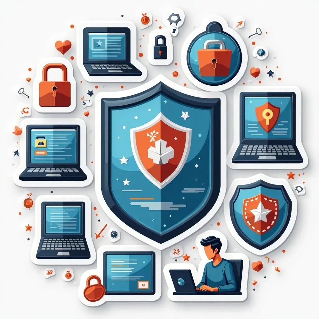 Cybersecurity Vinyl Stickers that Boost Safe Online Habits - Security & Privacy Tools | STS Collective