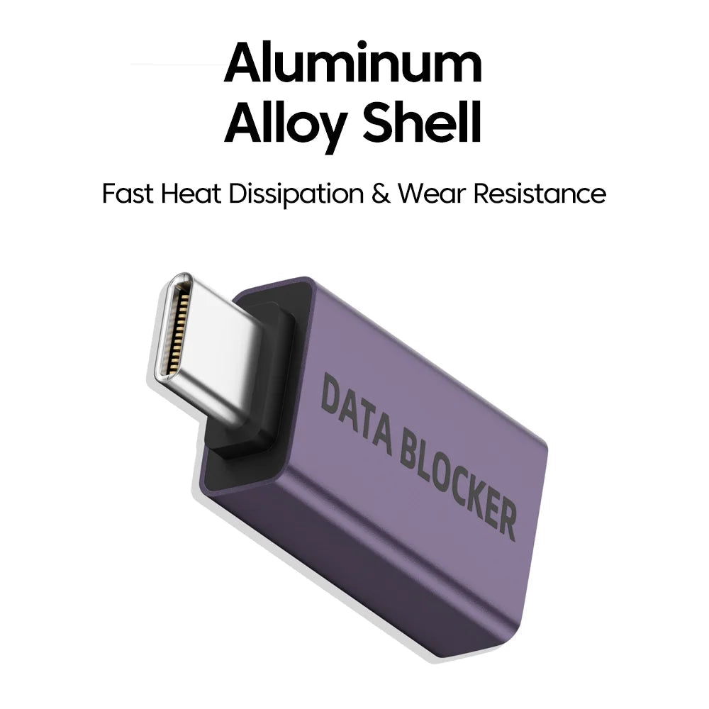 STS USB A/C Data Blocker Charge-Only Privacy Adapter