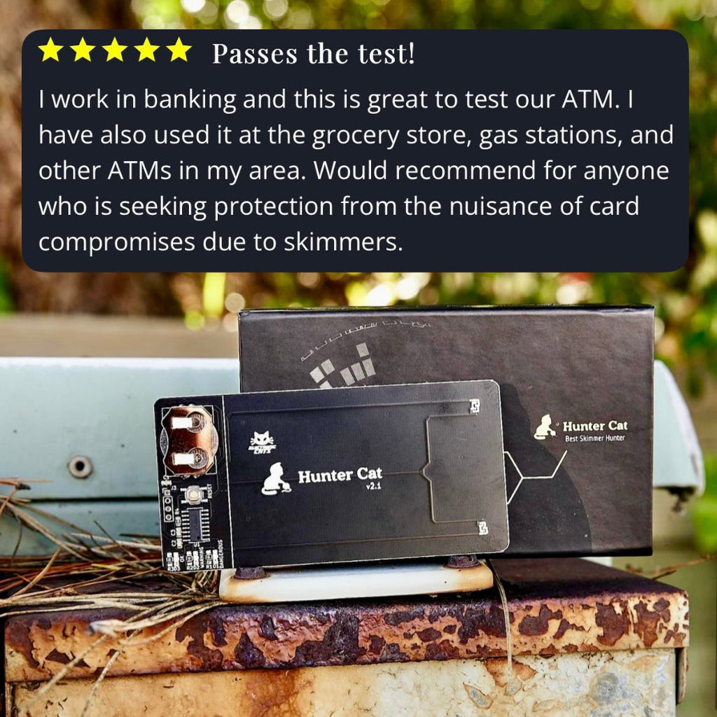 Hunter Cat Credit Card Skimmer Detector Spycraft 101
