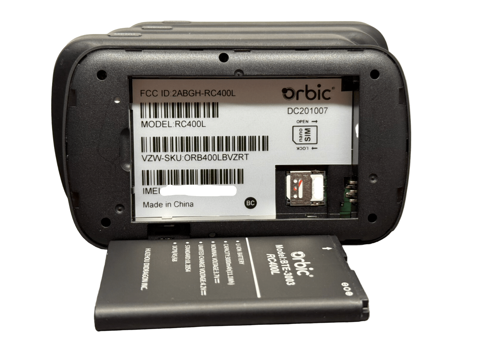 Used - RayHunter Orbic RC400L IMSI Catcher Detector | Stingray / Cell Site Simulator Detection Hotspot - STS Technologies LLC