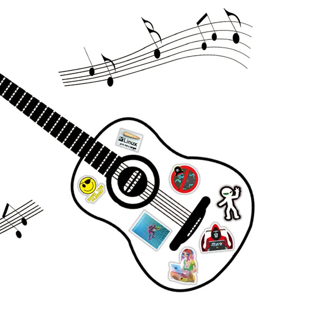 50 Pack Hacker Graffiti Waterproof Stickers for Laptops, Bottles, Gear, and Travel Cases - STS Technologies LLC