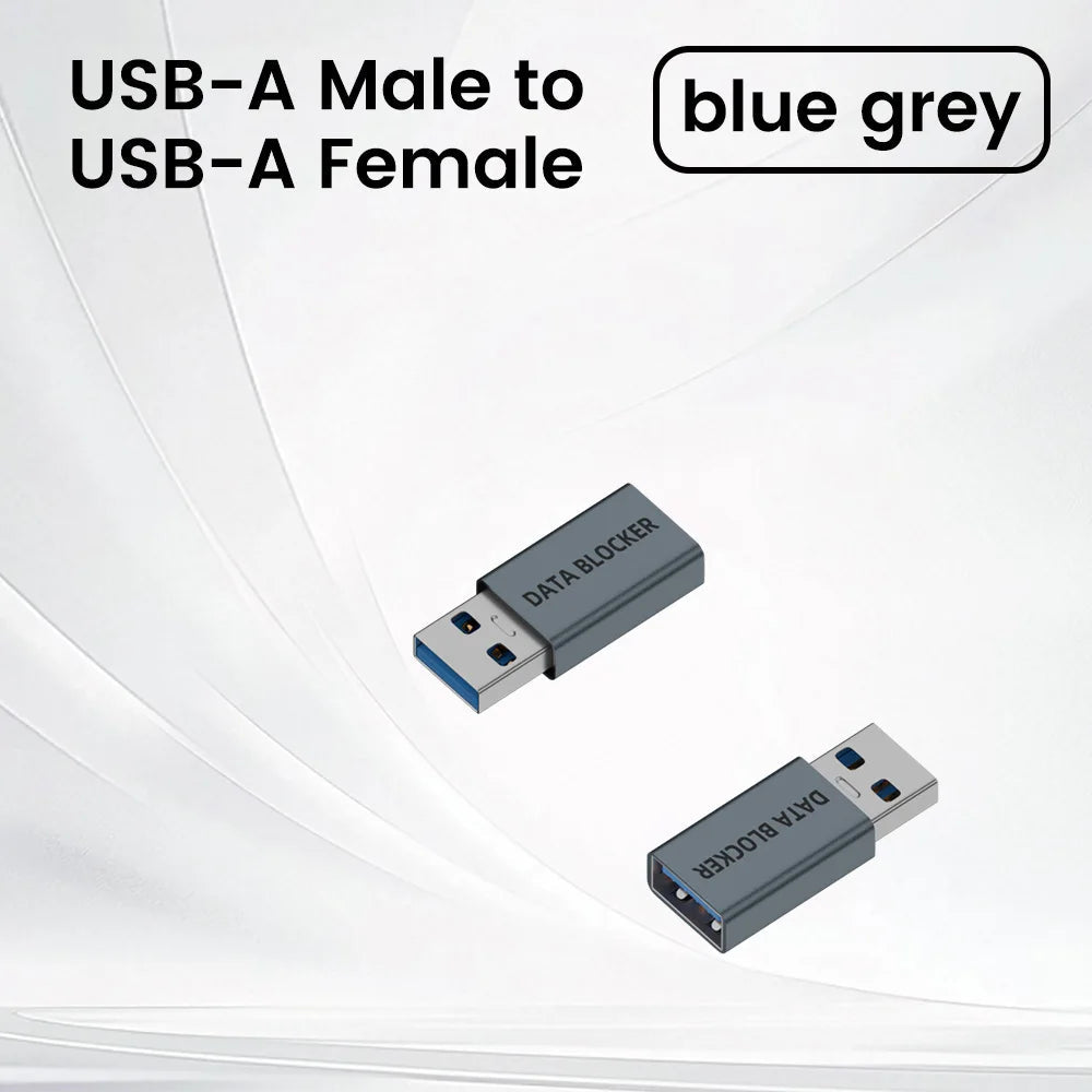 STS USB A/C Data Blocker Charge-Only Privacy Adapter