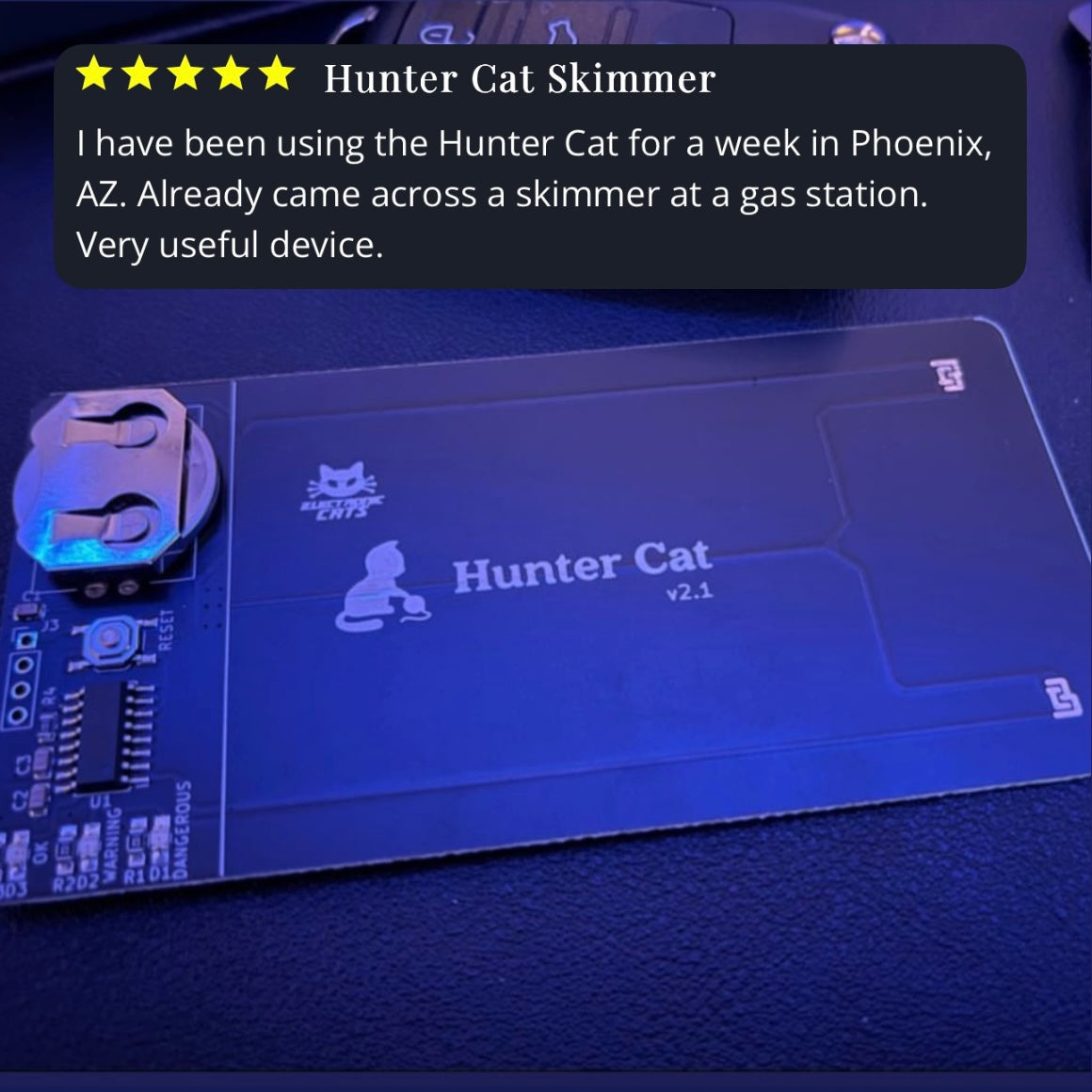 Hunter Cat Credit Card Skimmer Detector Spycraft 101
