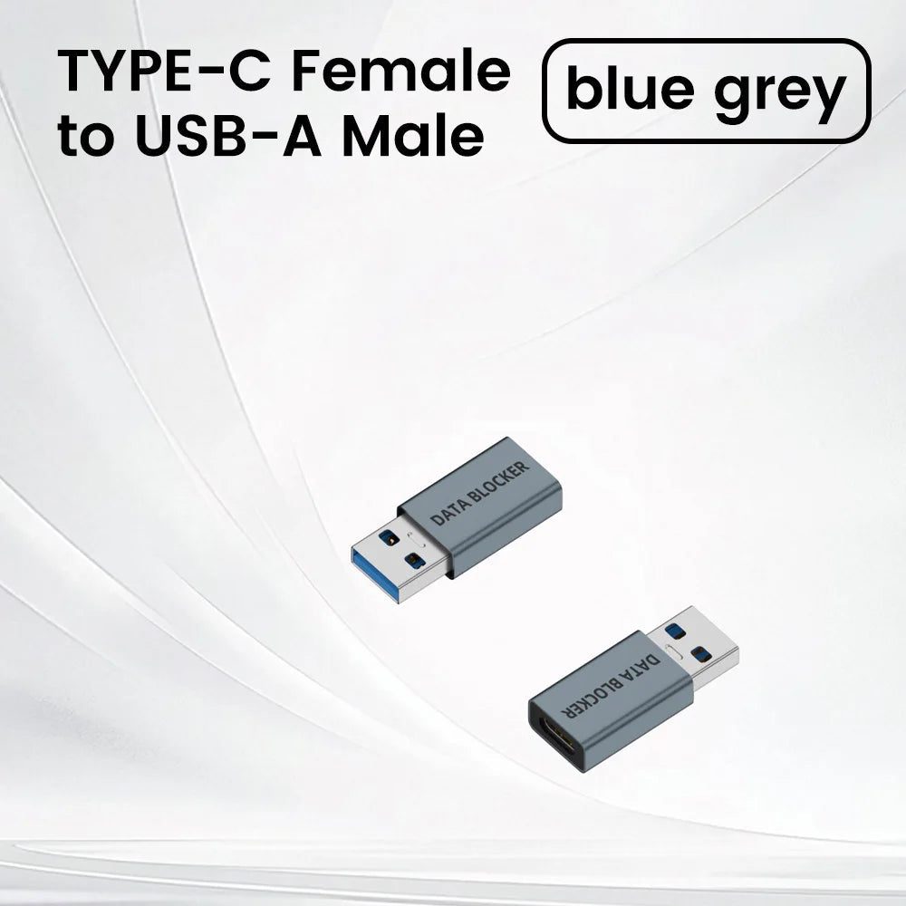 STS USB A/C Data Blocker Charge-Only Privacy Adapter