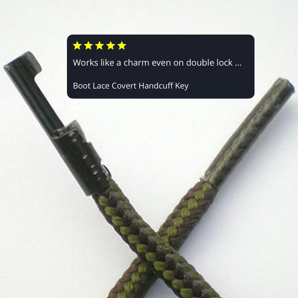 Boot Lace Covert Handcuff Key Spycraft 101