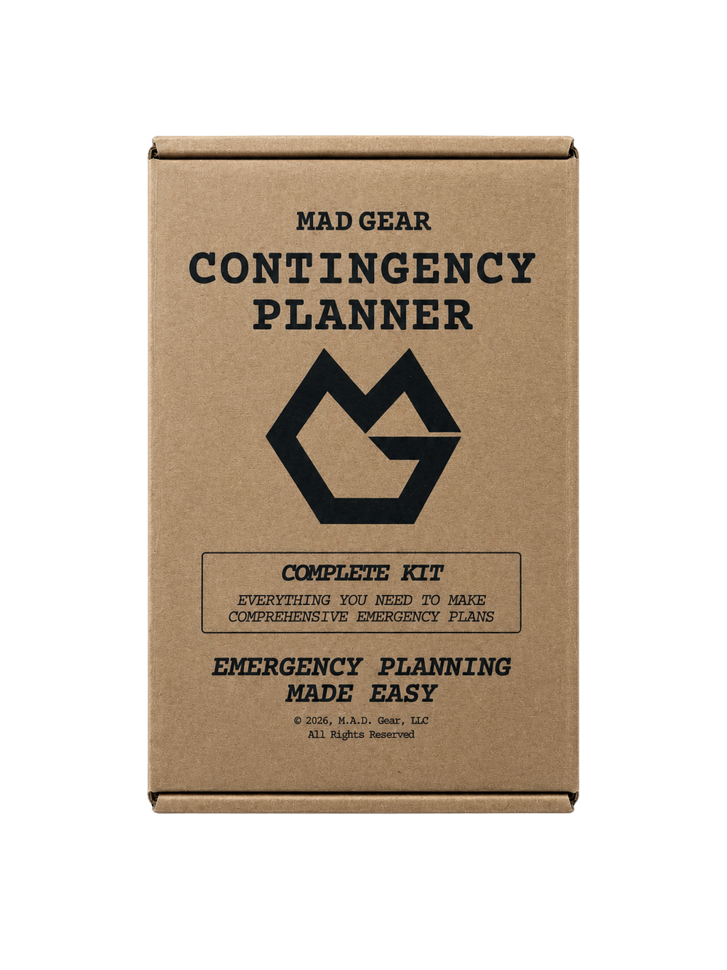 Contingency Planner — Complete Kit M.A.D. Gear