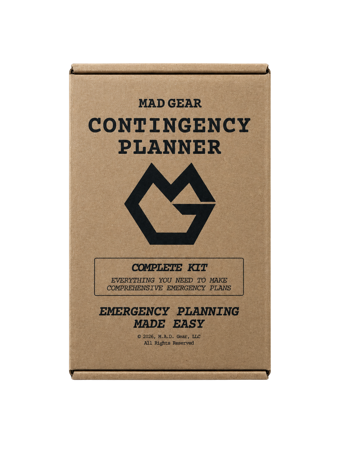 Contingency Planner — Complete Kit M.A.D. Gear