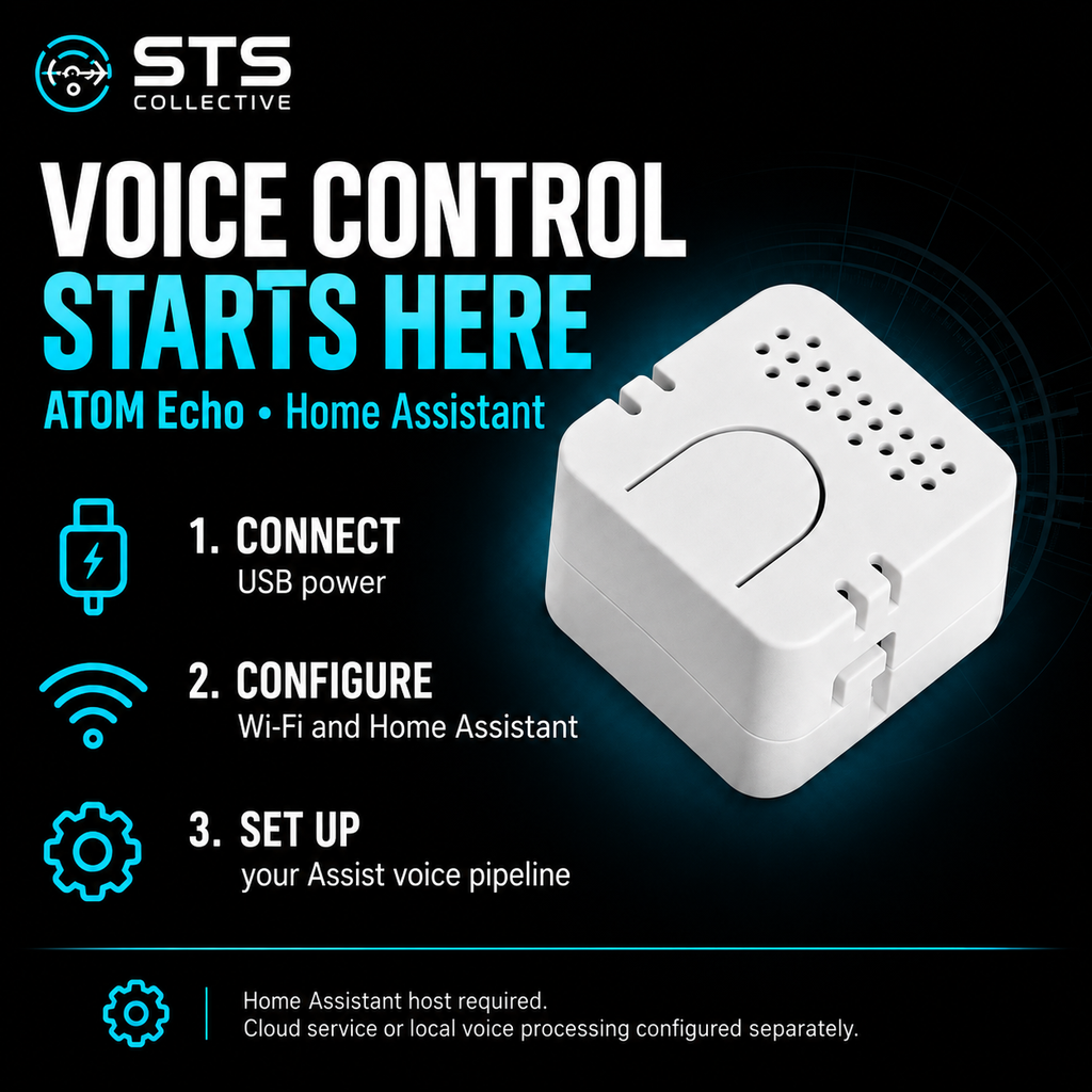 ATOM Echo voice satellite setup requirements