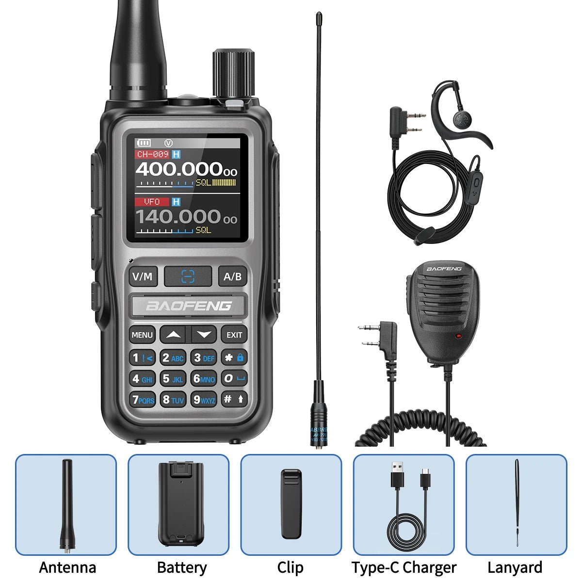Baofeng UV - 5R Mini Long Range Radio – Bluetooth Programming, Full Band Receiver, Privacy - Focused Communication Tool - STS Technologies LLC