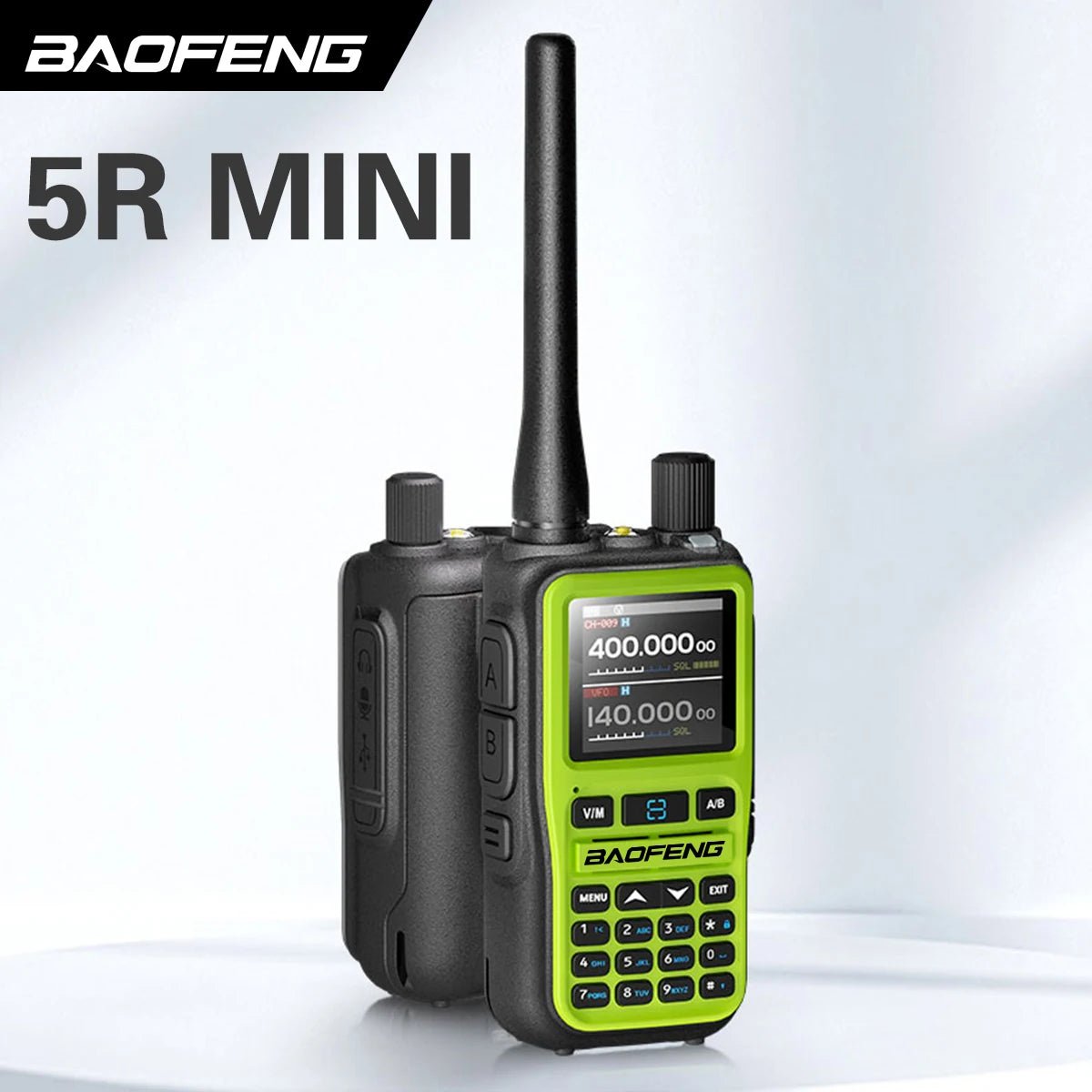 Baofeng UV - 5R Mini Long Range Radio – Bluetooth Programming, Full Band Receiver, Privacy - Focused Communication Tool - STS Technologies LLC