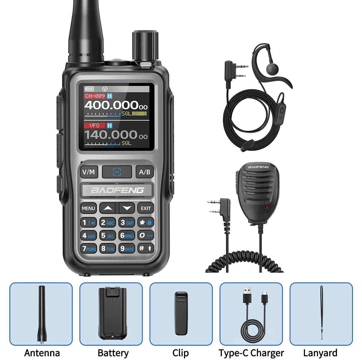 Baofeng UV - 5R Mini Long Range Radio – Bluetooth Programming, Full Band Receiver, Privacy - Focused Communication Tool - STS Technologies LLC