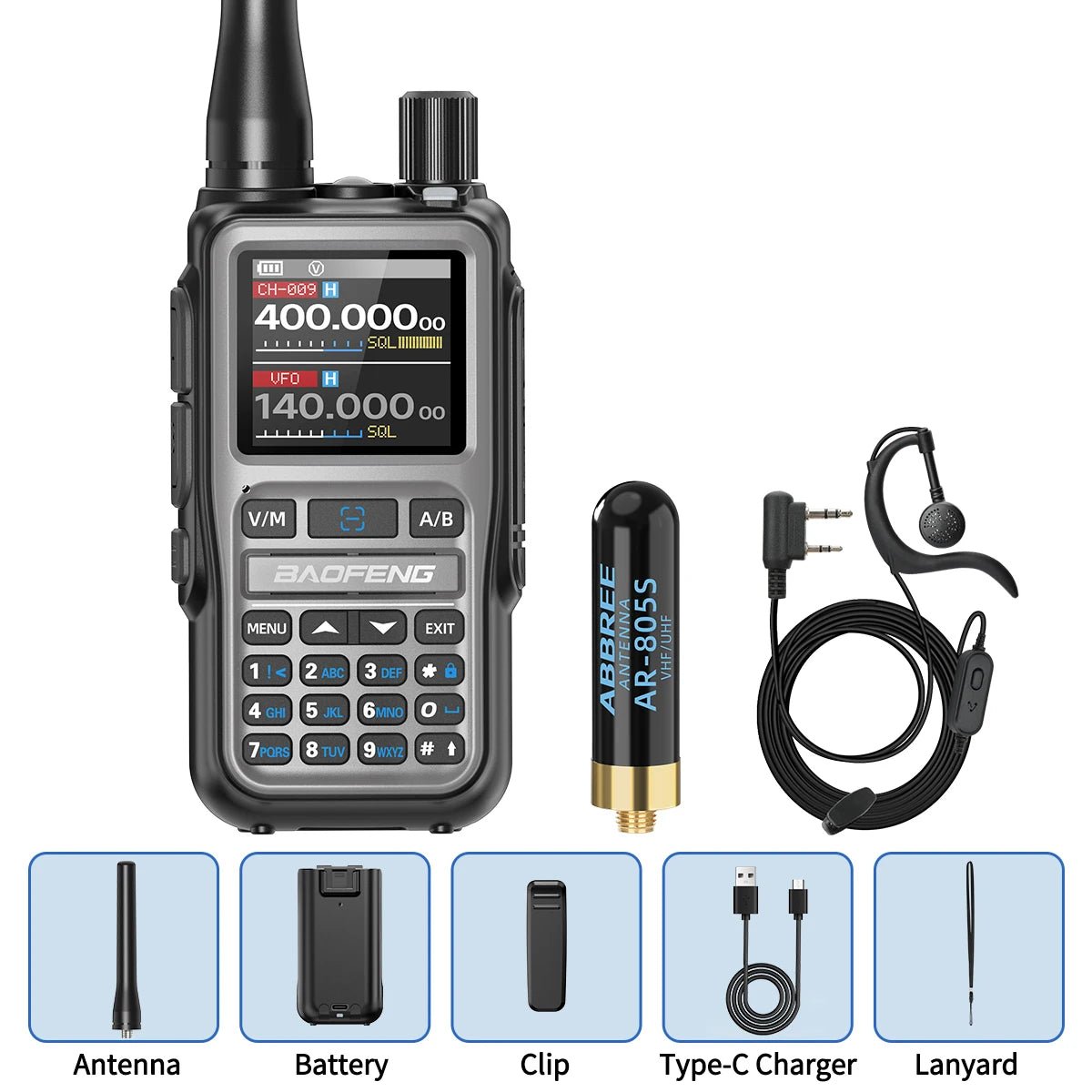 Baofeng UV - 5R Mini Long Range Radio – Bluetooth Programming, Full Band Receiver, Privacy - Focused Communication Tool - STS Technologies LLC