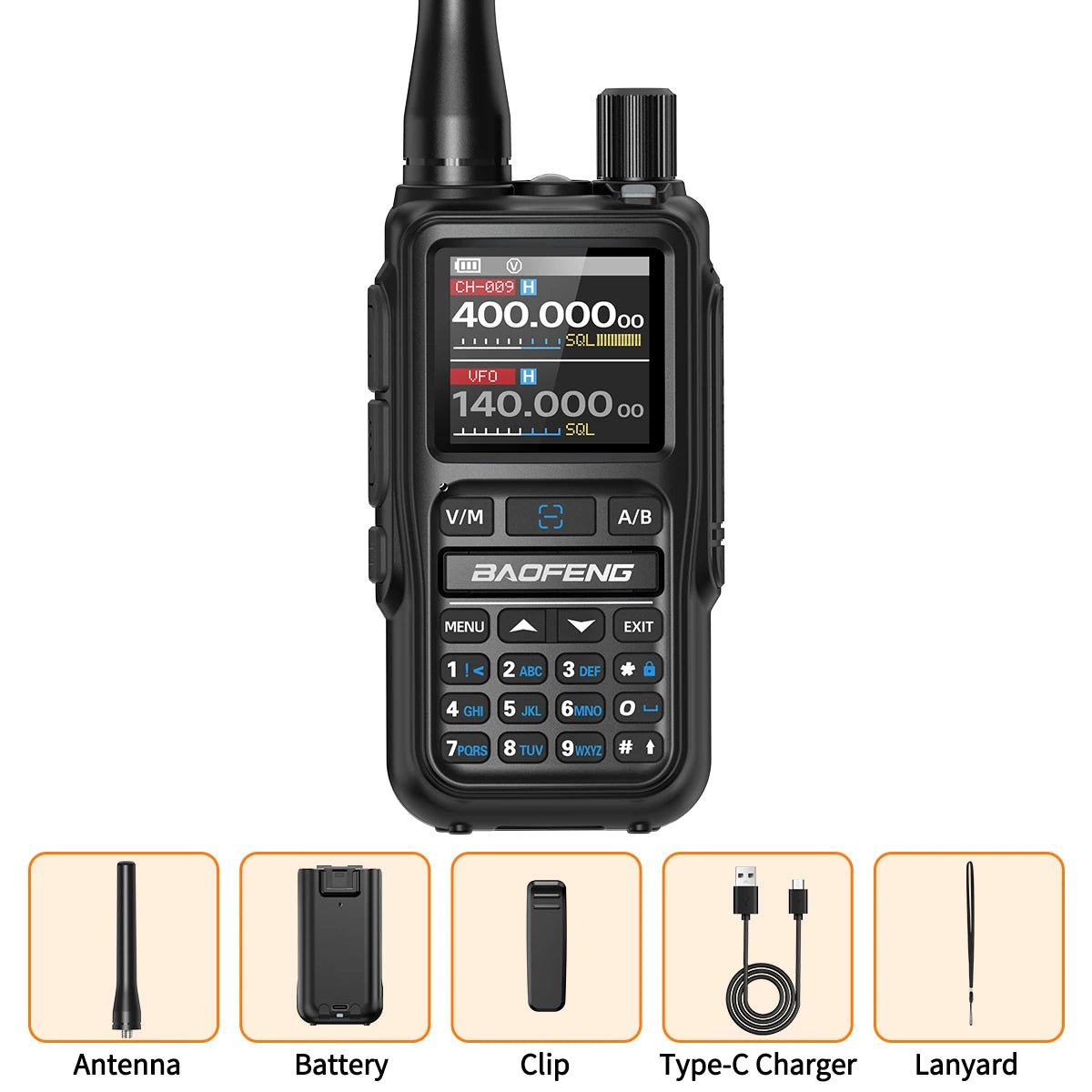 Baofeng UV - 5R Mini Long Range Radio – Bluetooth Programming, Full Band Receiver, Privacy - Focused Communication Tool - STS Technologies LLC