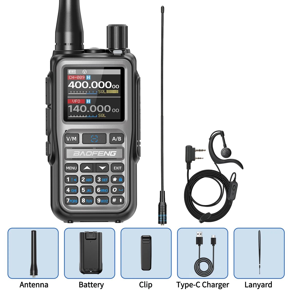 Baofeng UV - 5R Mini Long Range Radio – Bluetooth Programming, Full Band Receiver, Privacy - Focused Communication Tool - STS Technologies LLC