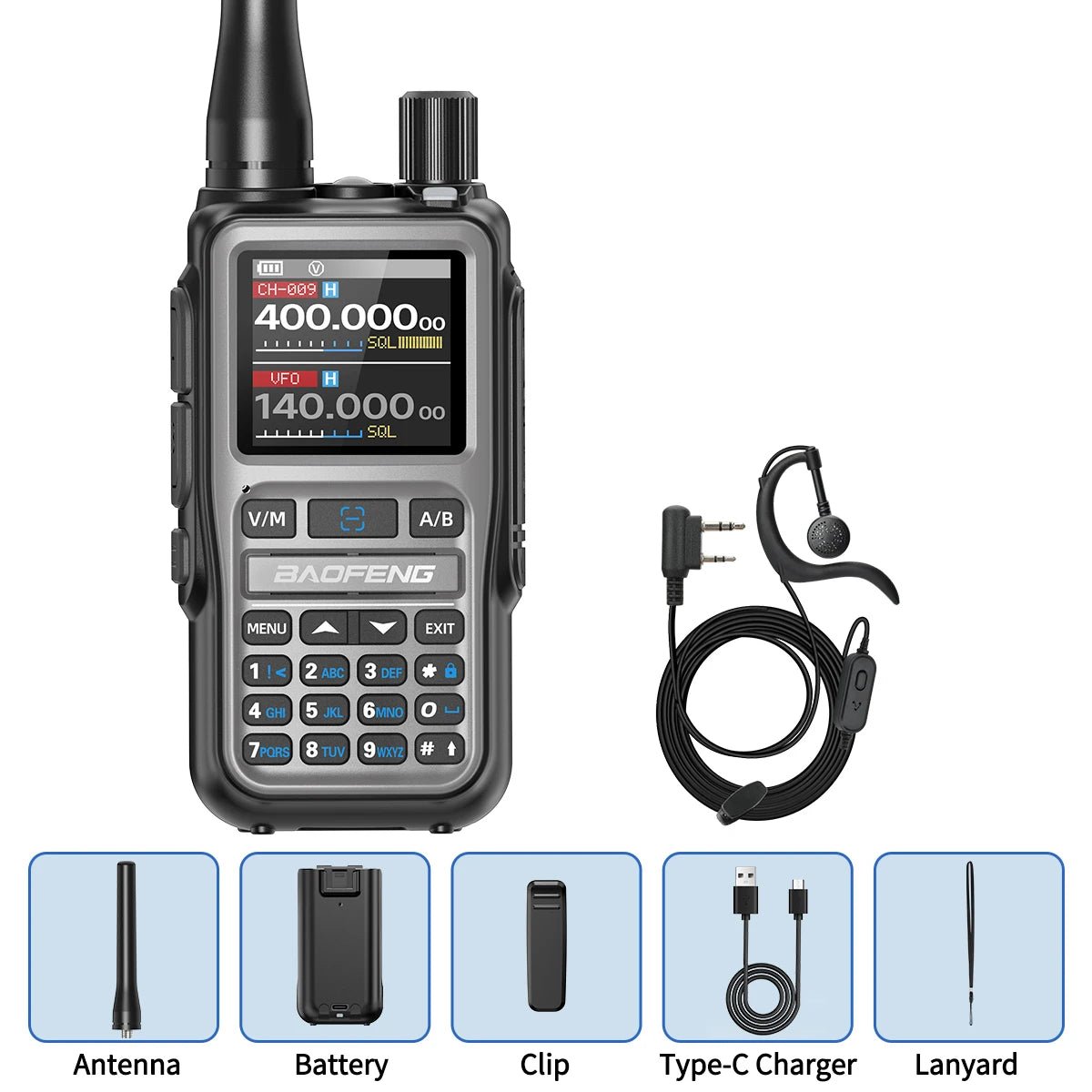 Baofeng UV - 5R Mini Long Range Radio – Bluetooth Programming, Full Band Receiver, Privacy - Focused Communication Tool - STS Technologies LLC