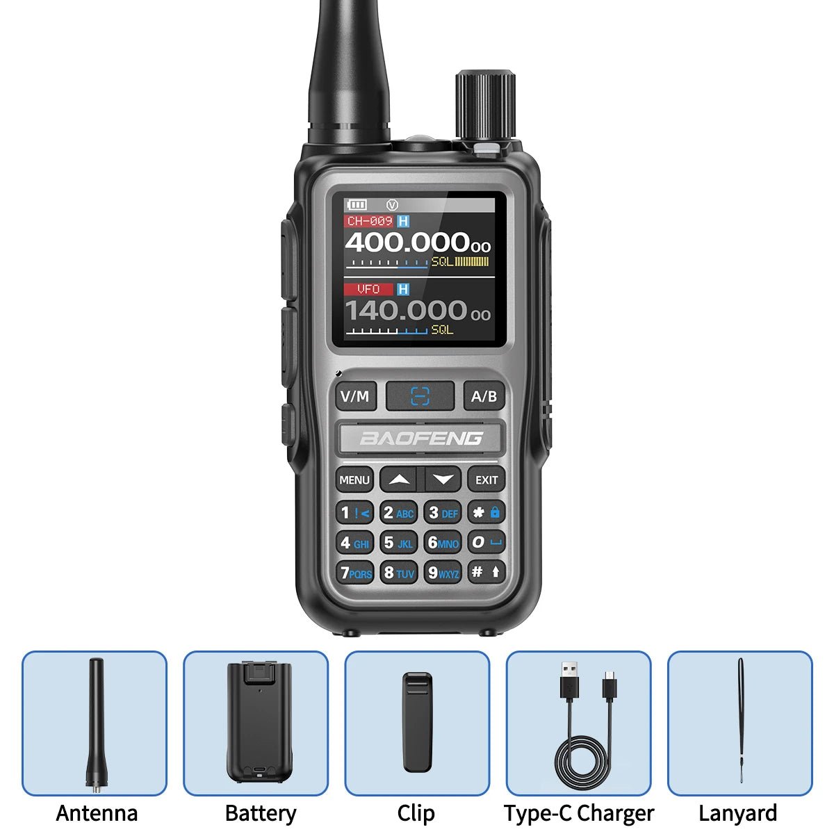 Baofeng UV - 5R Mini Long Range Radio – Bluetooth Programming, Full Band Receiver, Privacy - Focused Communication Tool - STS Technologies LLC