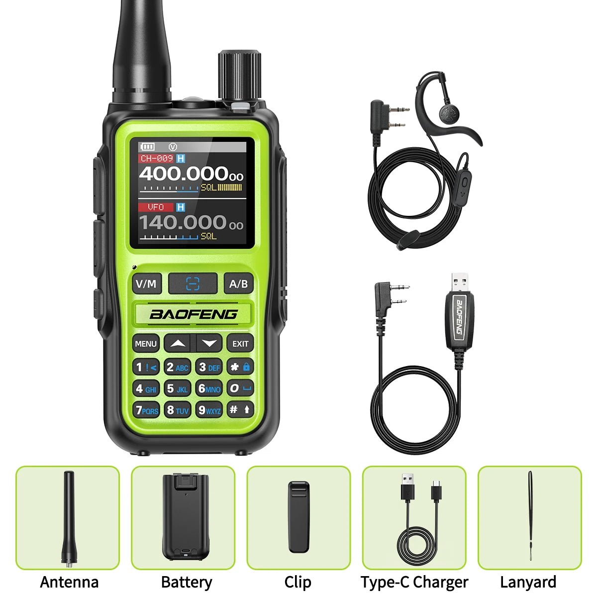 Baofeng UV - 5R Mini Long Range Radio – Bluetooth Programming, Full Band Receiver, Privacy - Focused Communication Tool - STS Technologies LLC