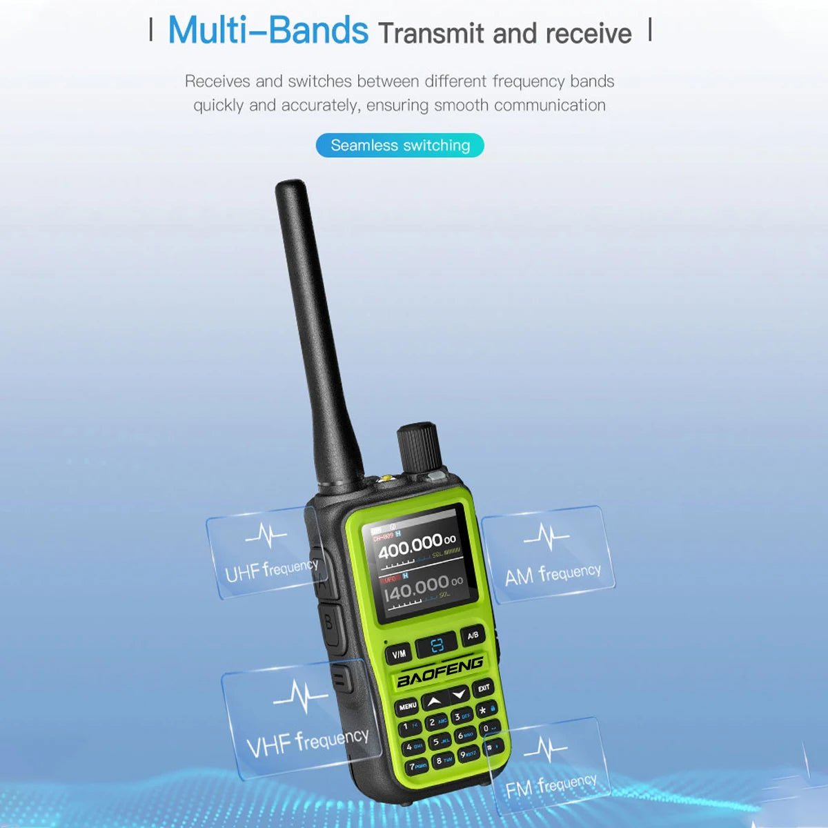 Baofeng UV - 5R Mini Long Range Radio – Bluetooth Programming, Full Band Receiver, Privacy - Focused Communication Tool - STS Technologies LLC