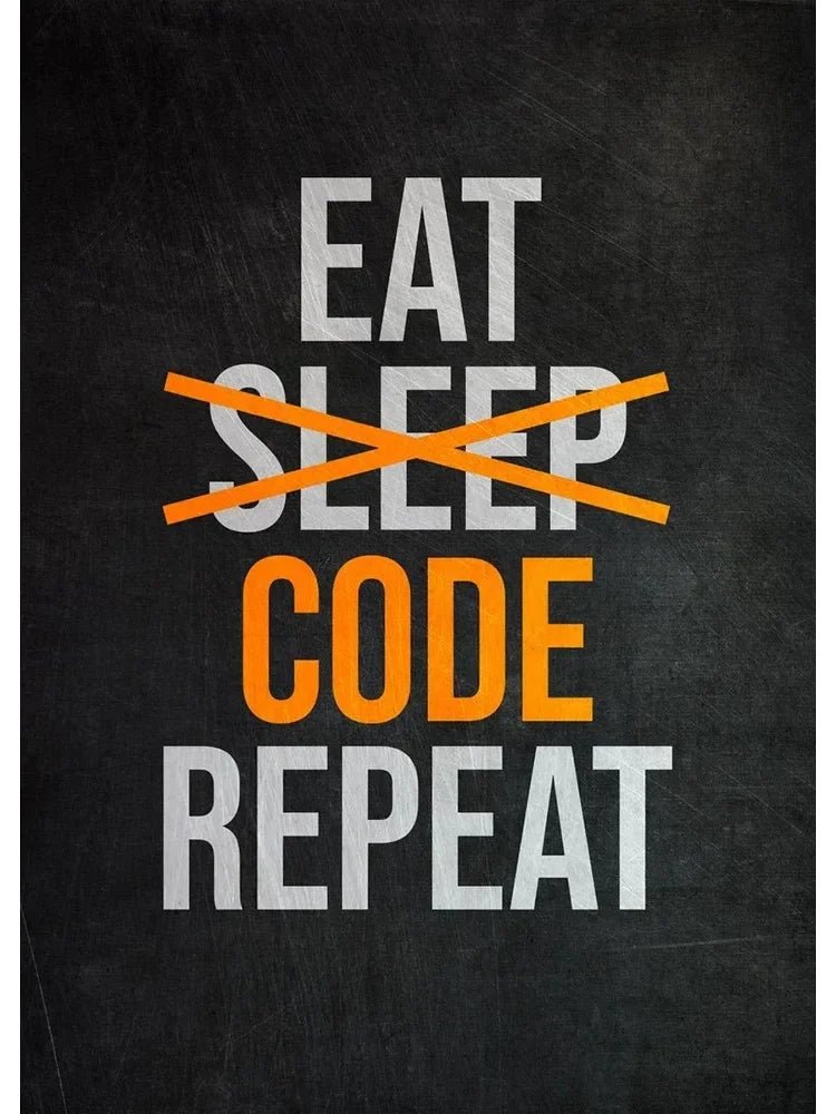 Hacker Code Canvas Wall Art Print for Gamers and Programmers - STS Technologies LLC