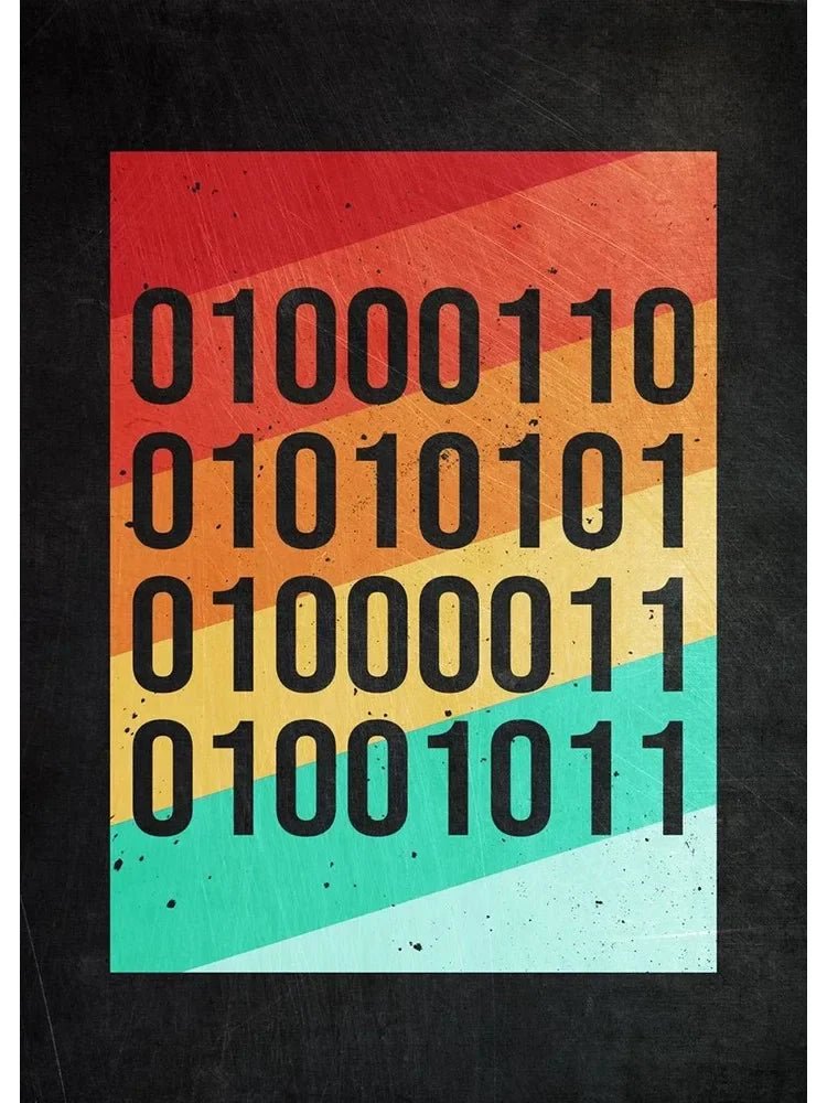 Hacker Code Canvas Wall Art Print for Gamers and Programmers - STS Technologies LLC