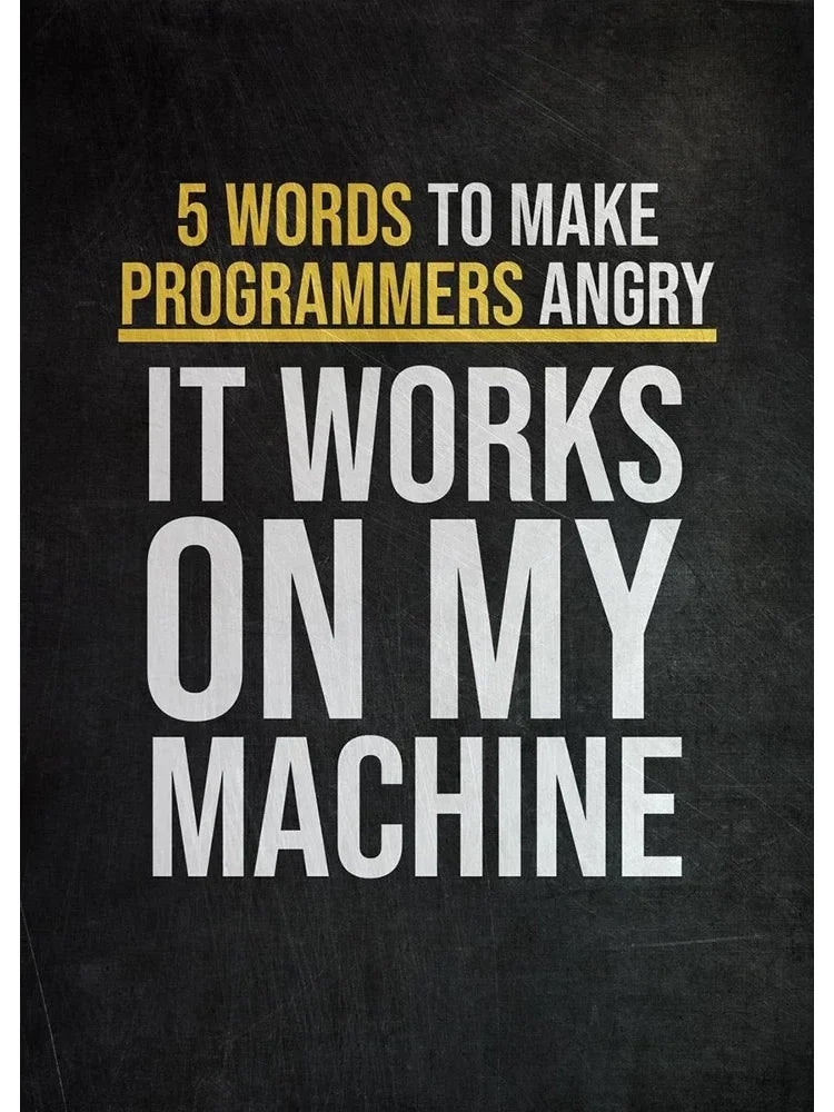 Hacker Code Canvas Wall Art Print for Gamers and Programmers - STS Technologies LLC