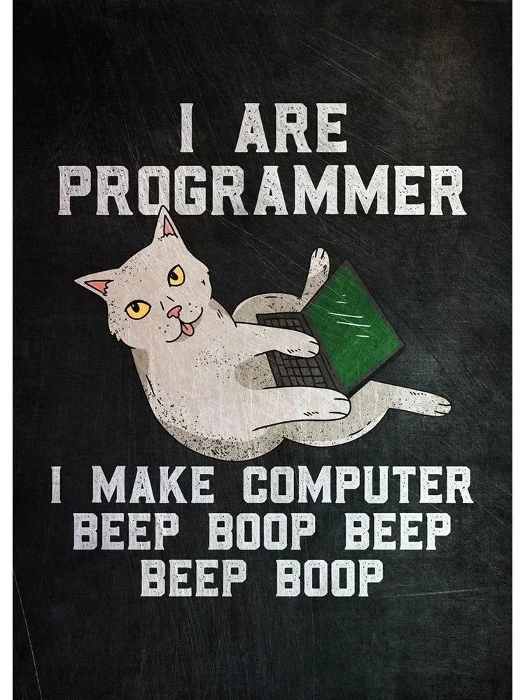 Hacker Code Canvas Wall Art Print for Gamers and Programmers - STS Technologies LLC