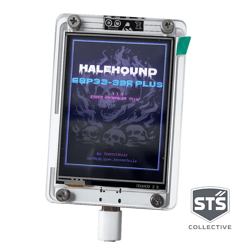ESP32 HaleHound WiFi & Bluetooth Signal Monitor with 2.8” Touchscreen and Acrylic Case - Security & Privacy Tools | STS Collective