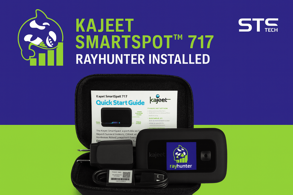 RayHunter IMSI Catcher Detector – Kajeet RC400LX 4G LTE Hotspot – Professionally Refurbished & Pre - Installed - Security & Privacy Tools | STS Collective