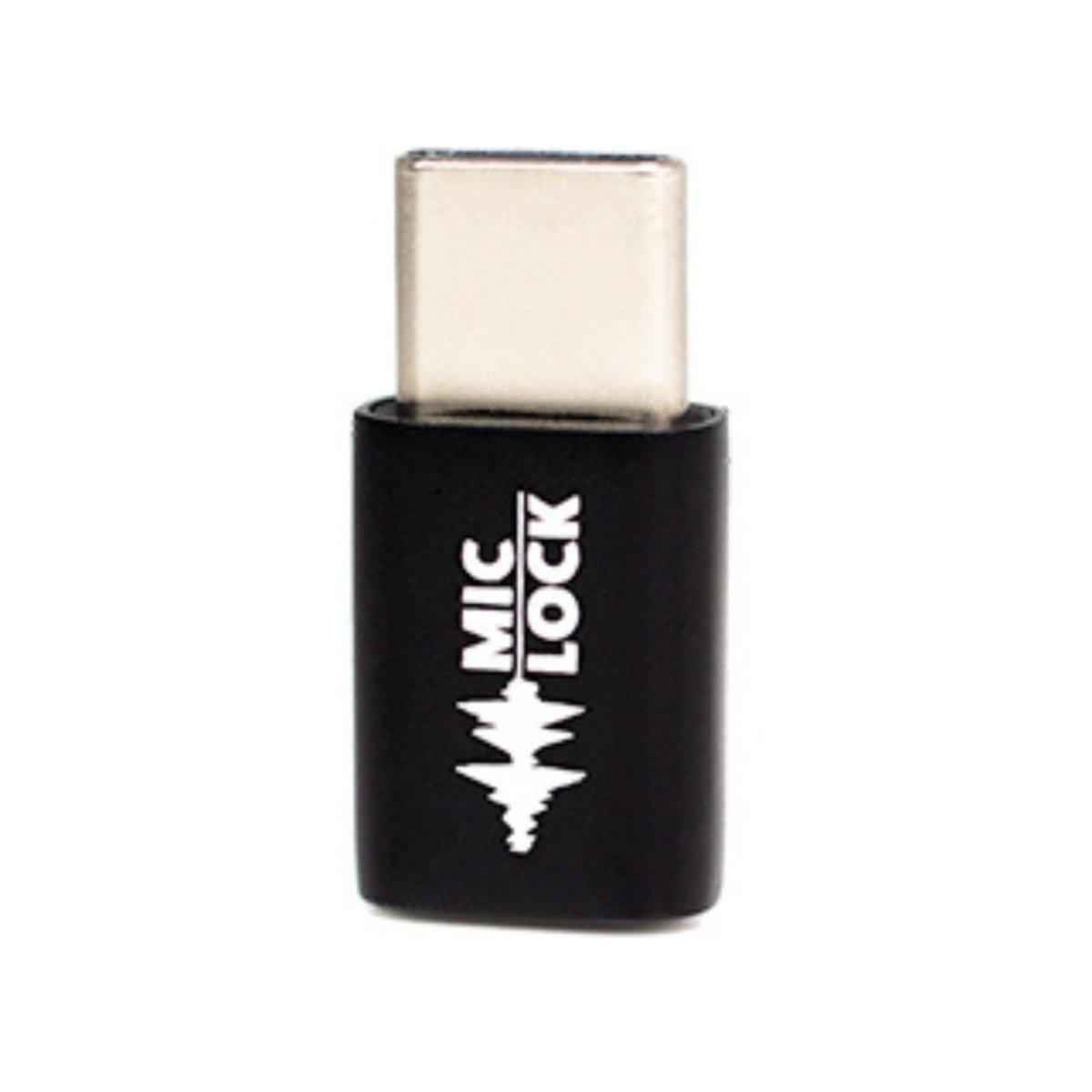 Mic-Lock USB-C Mini Single Ended Microphone Blocker Black Mic-Lock