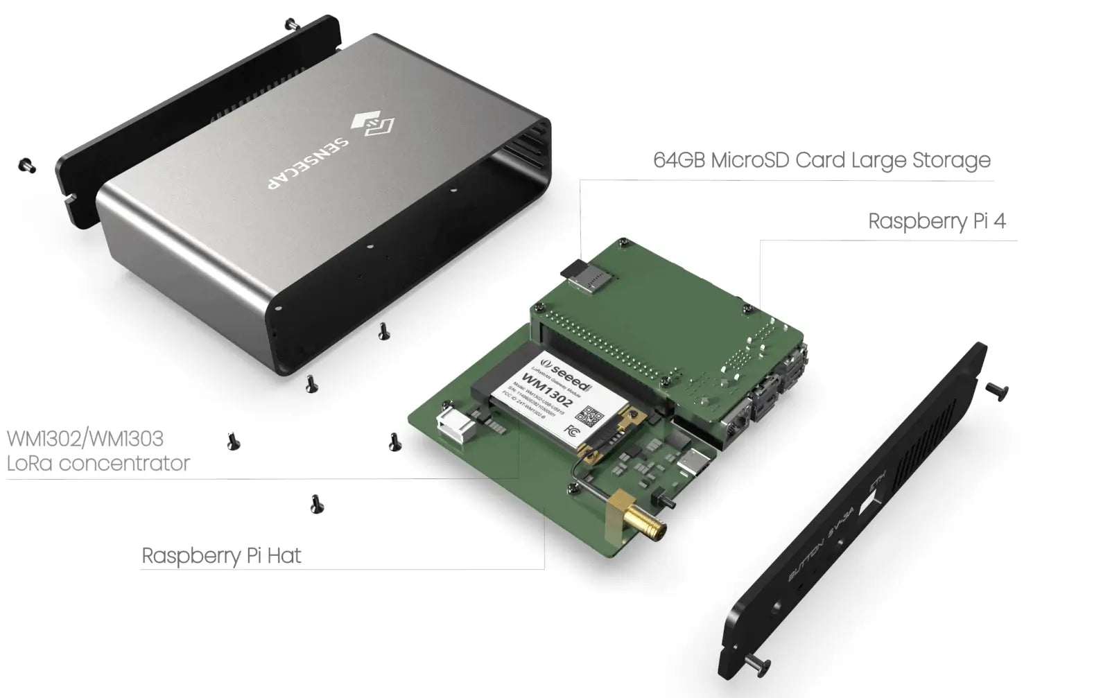 STS Collective OpenMANET SenseCAP HaLow Mesh Gateway – Modded M1 (WM6108, 915MHz Off - Grid Node, Pre - Flashed) - Security & Privacy Tools | STS Collective