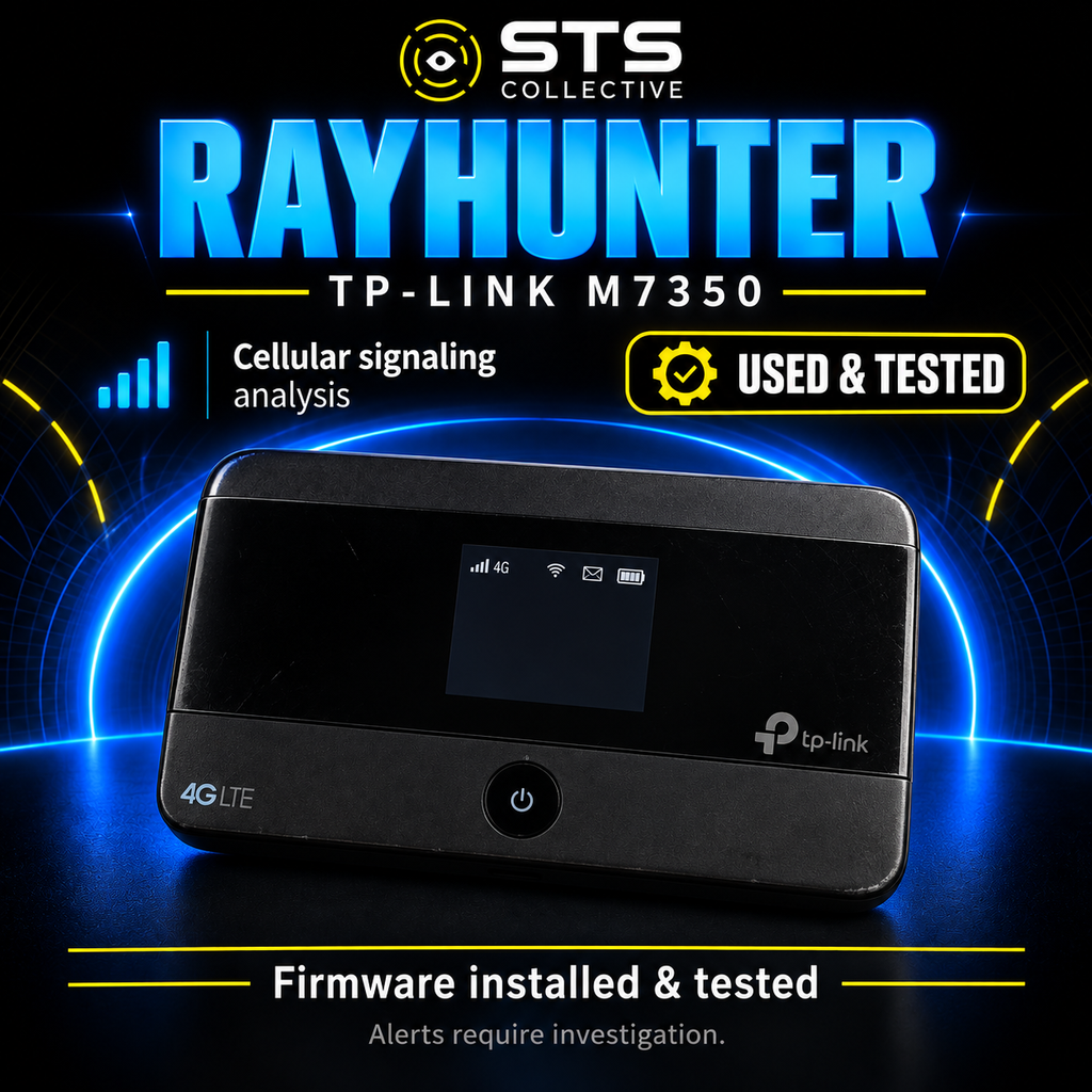 Used RayHunter IMSI Catcher Detector TP-Link M7350 Hotspot — STS Collective product artwork