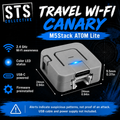 STS Travel Wi-Fi Canary on M5Stack ATOM Lite