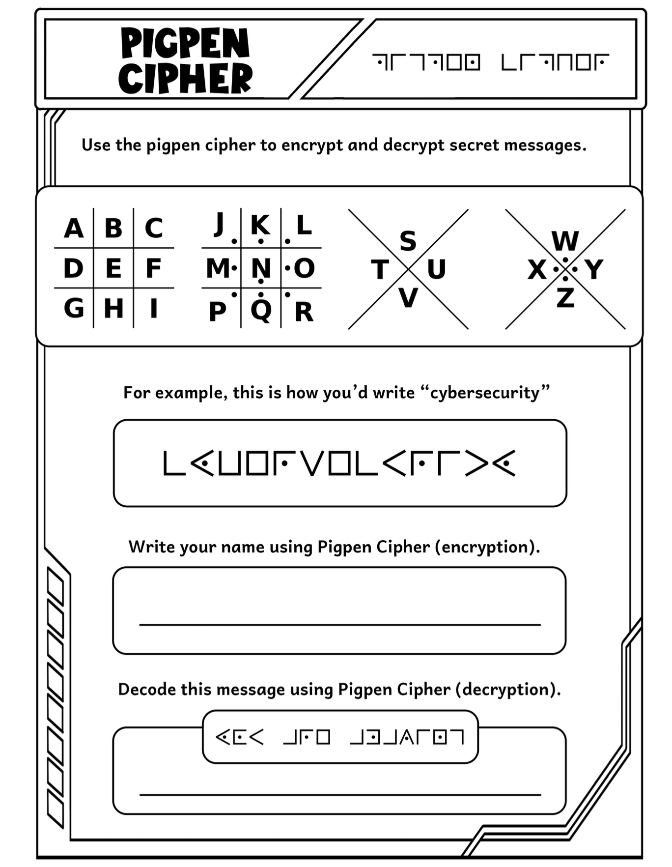 The ABCs of Cybersecurity Coloring & Activity Book - STS Technologies LLC
