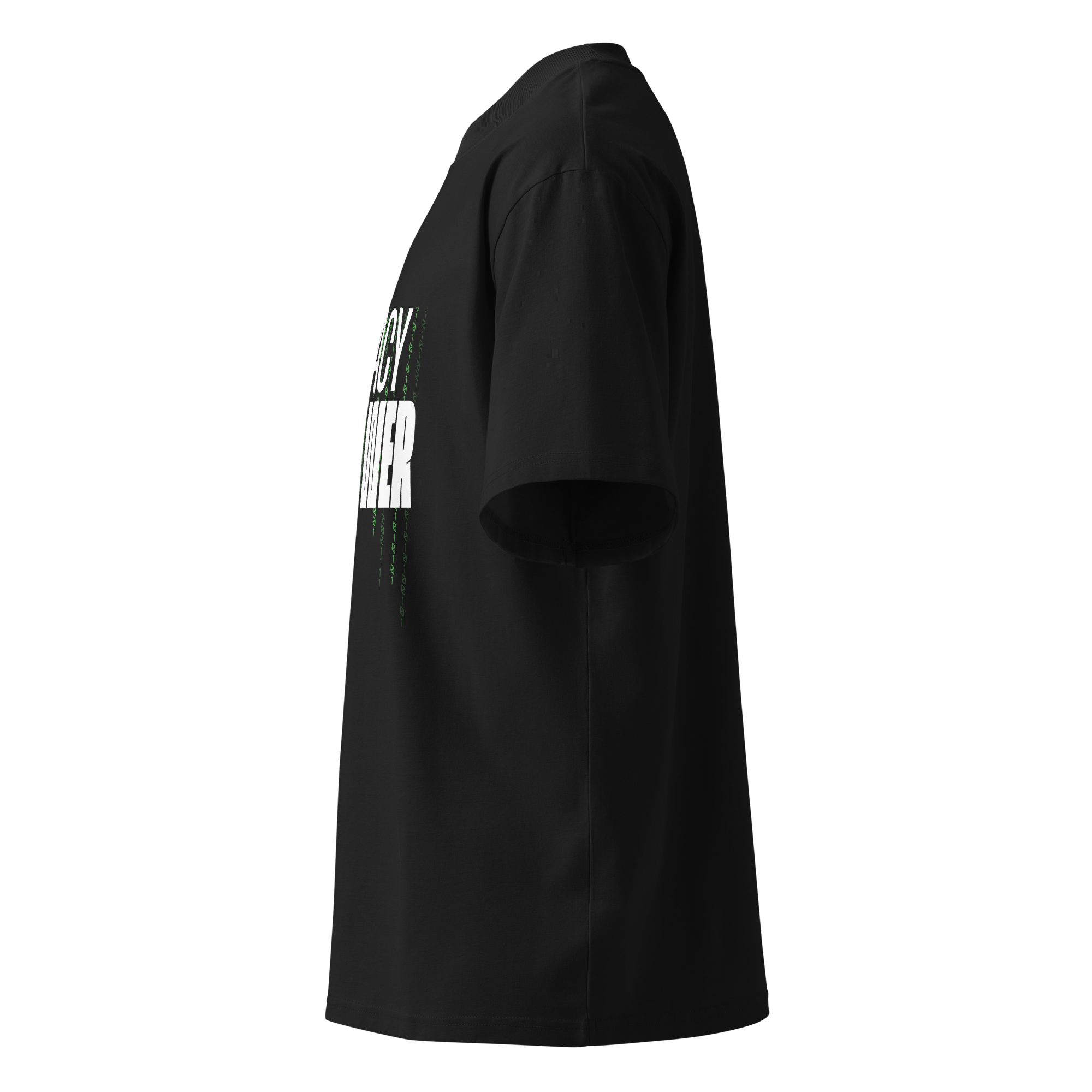 Privacy Is Power – Oversized Organic High - Neck T-Shirt - STS Technologies LLC