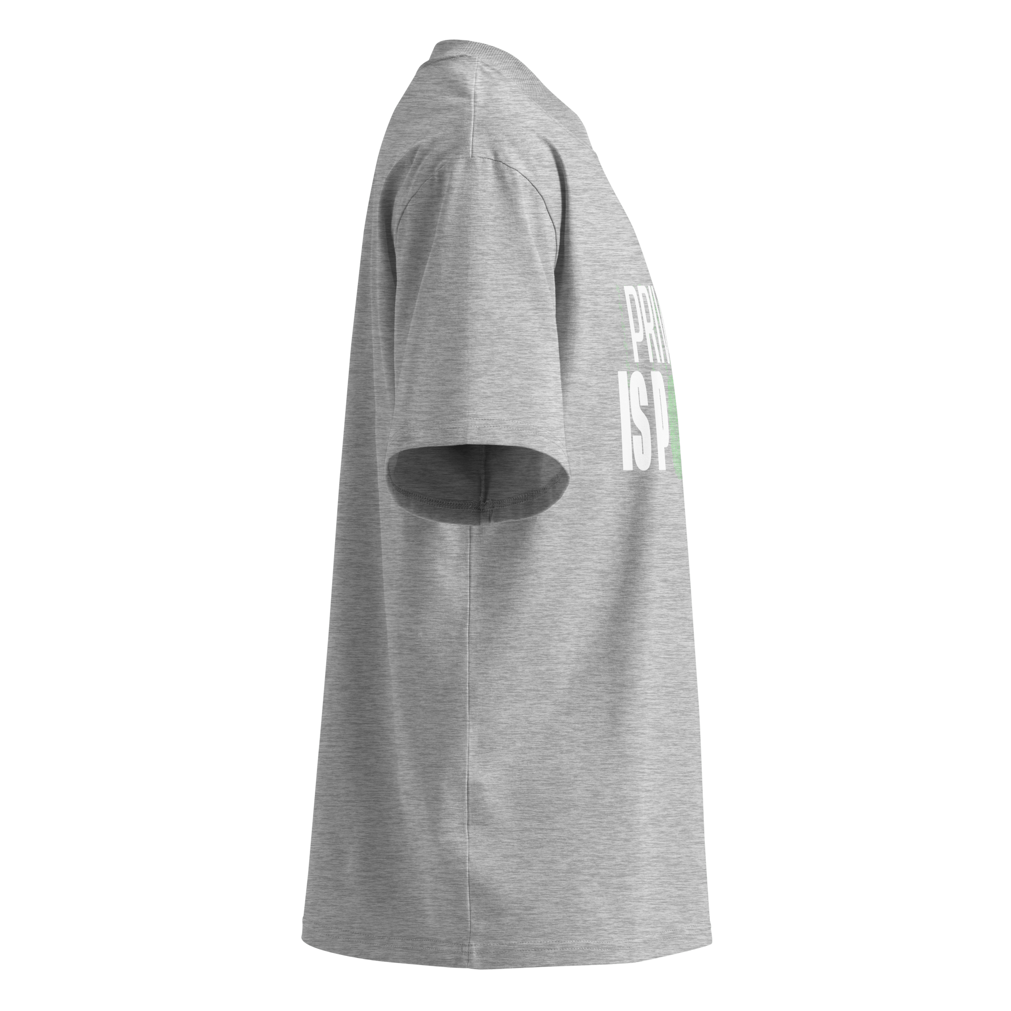 Privacy Is Power – Oversized Organic High - Neck T-Shirt - STS Technologies LLC