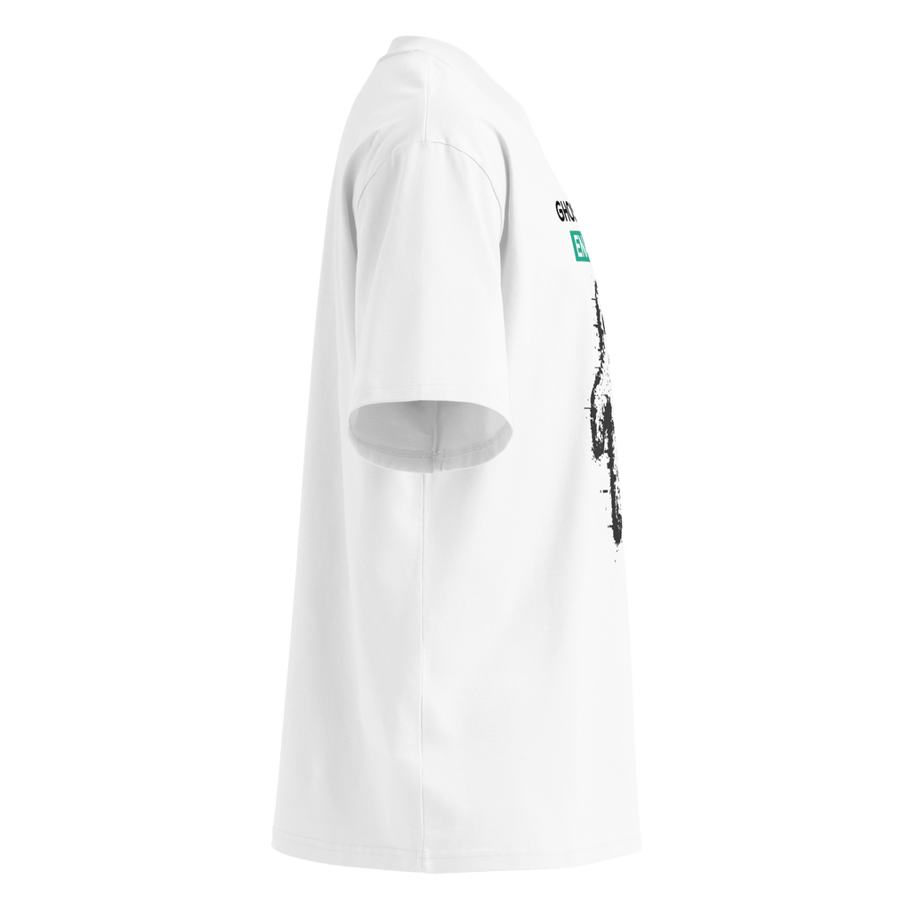 Ghost Mode: Enabled – Oversized Organic High - Neck T-Shirt - STS Technologies LLC